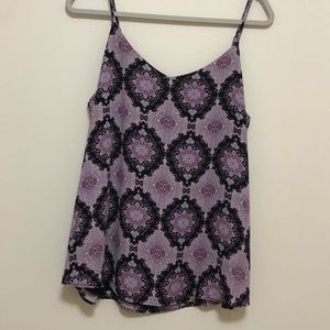 Purple paisley top